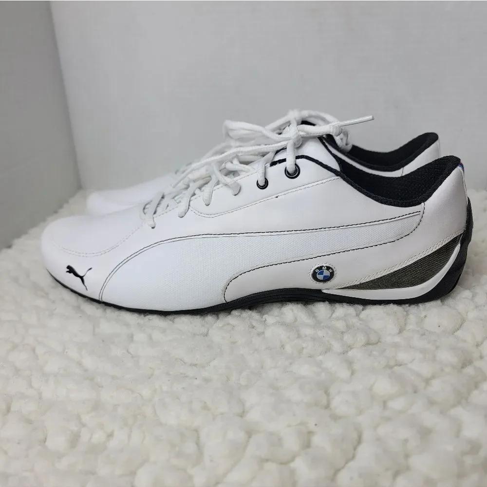Puma BMW Motorsport Drift Cat 7 White Black Men’s Size 13 Driving Shoes